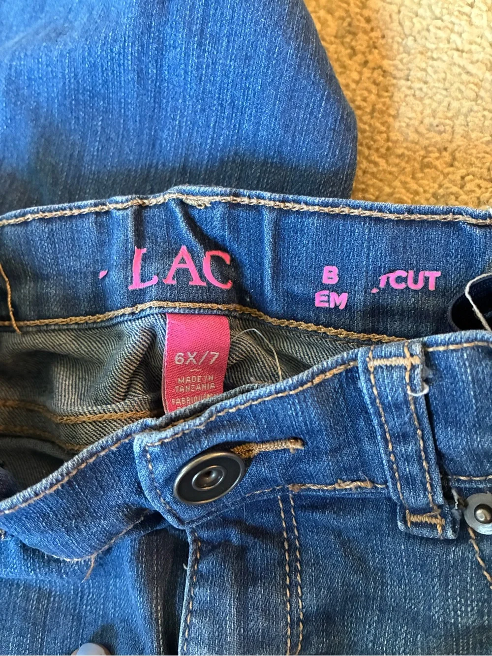 Girls 6X/7 Bootcut Jeans